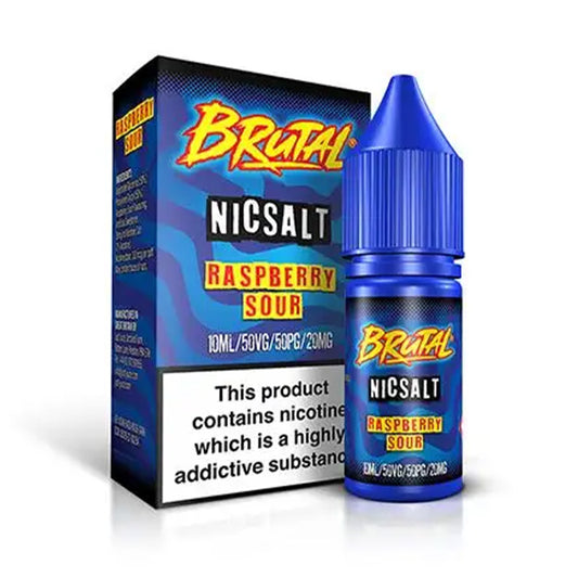 Brutal 10ml Nic Salt Raspberry Sour