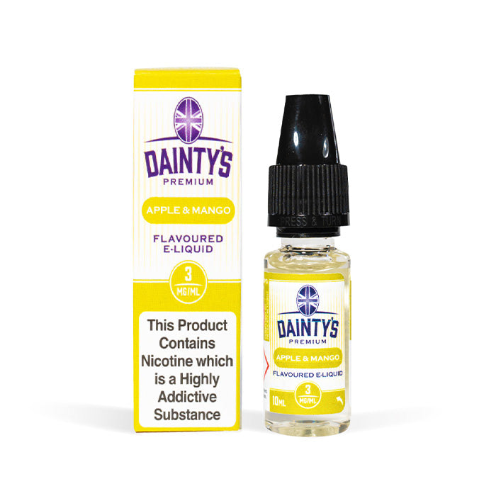 Daintys 10ml E-Liquid Apple and Mango