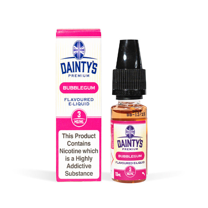 Daintys 10ml E-Liquid Bubblegum