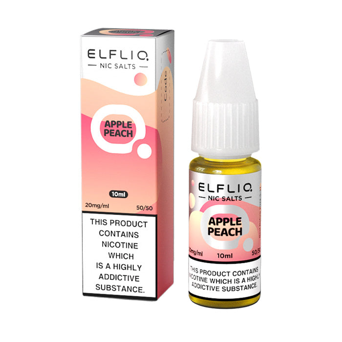 ELFLIQ 10ml Nic Salt Apple Peach