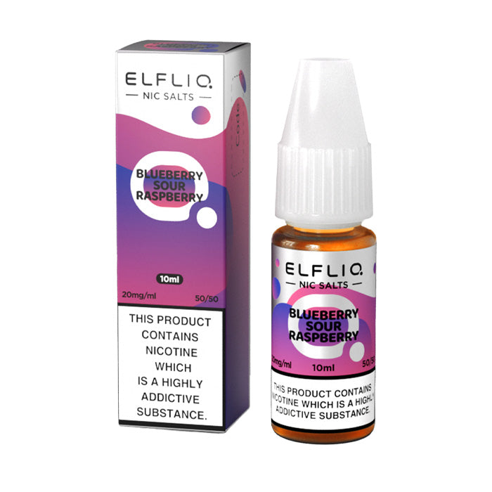 ELFLIQ 10ml Nic Salt Blueberry Sour Raspberry