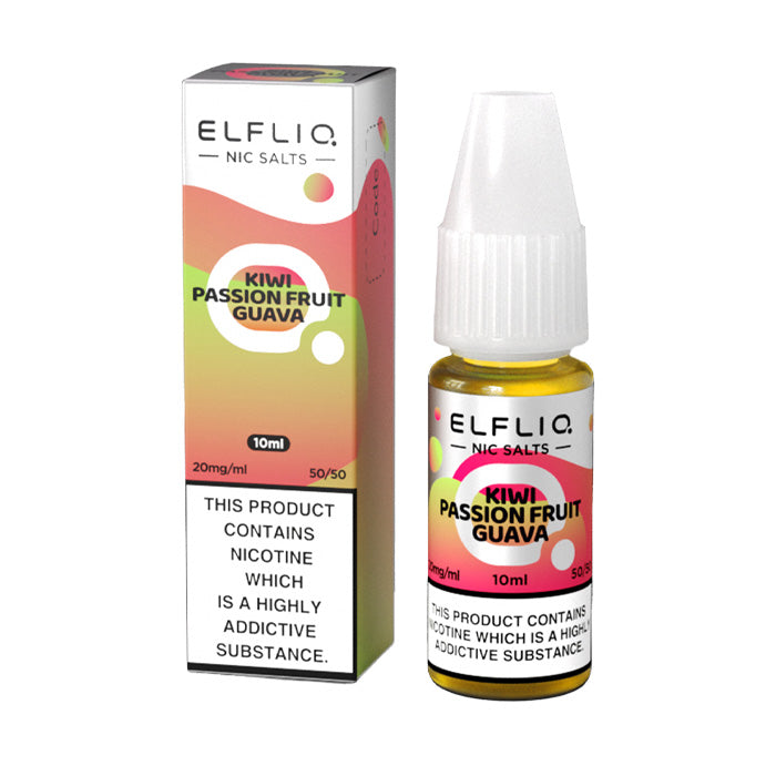 ELFLIQ 10ml Nic Salt Kiwi Passion Fruit Guava