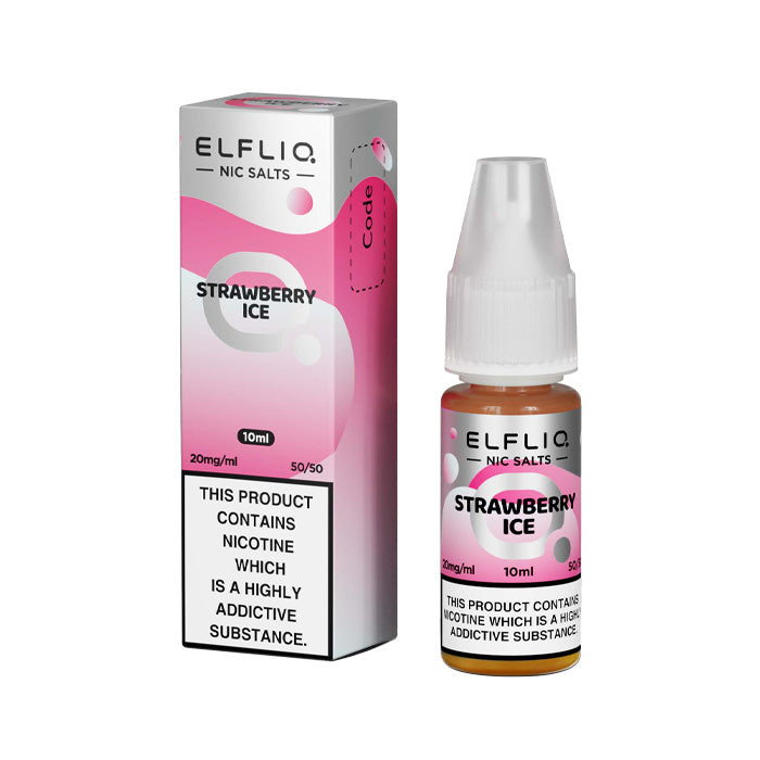 ELFLIQ 10ml Nic Salt Strawberry Ice