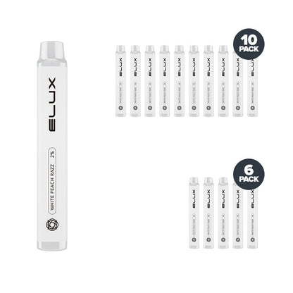 Elux Disposable Pod Device White Peach Razz