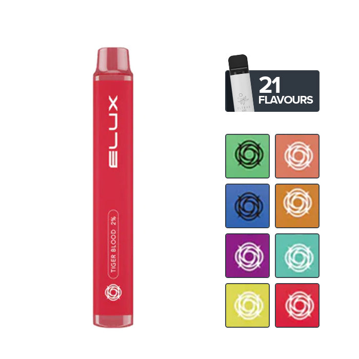 Elux Legend Mini Disposable with 8 colour boxes