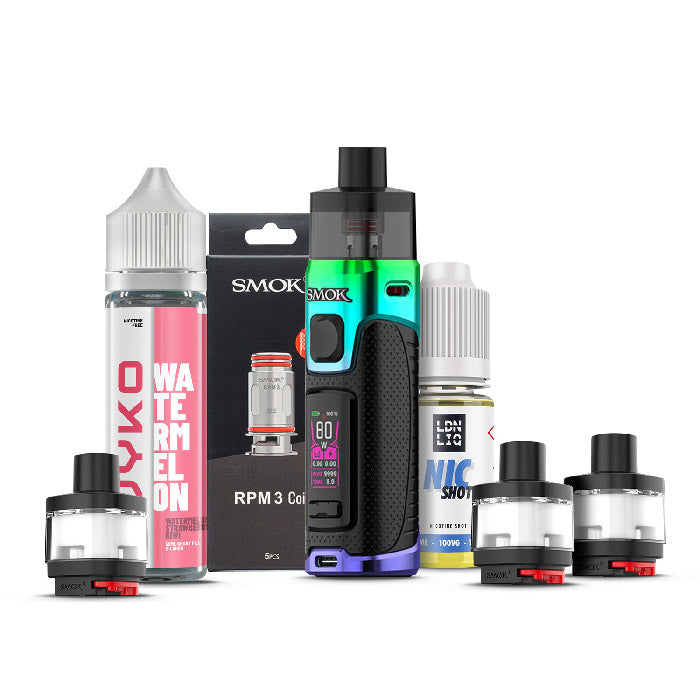 Smok RPM5 Pod Kit Bundle Prism Rainbow