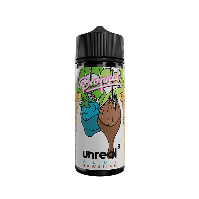 Unreal 3 Blue Hawaiian 100ml Shortfill E-Liquid