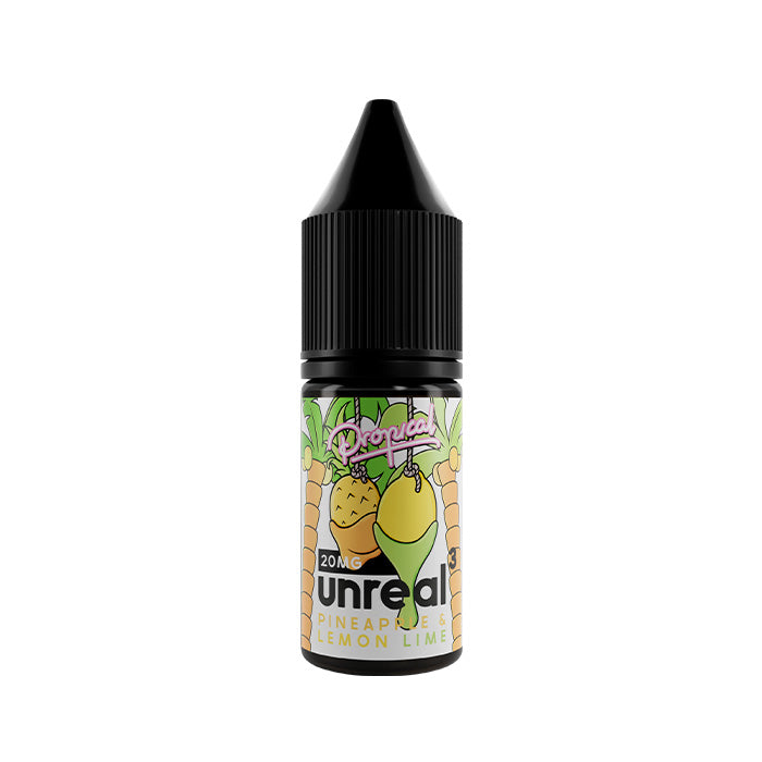 Unreal 3 Pineapple Lemon Lime 10ml Nic Salt E-Liquid