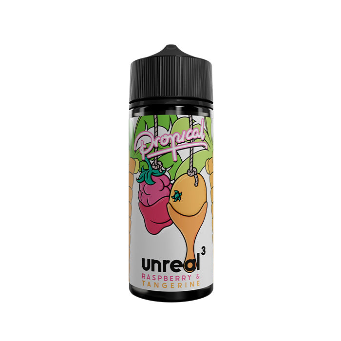 Unreal 3 Raspberry Tangerine 100ml Shortfill E-Liquid