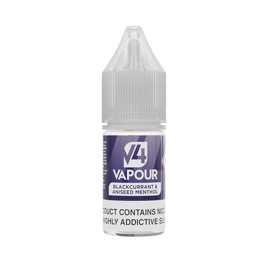 V4 10ml E-Liquid Blackcurrant Aniseed Menthol