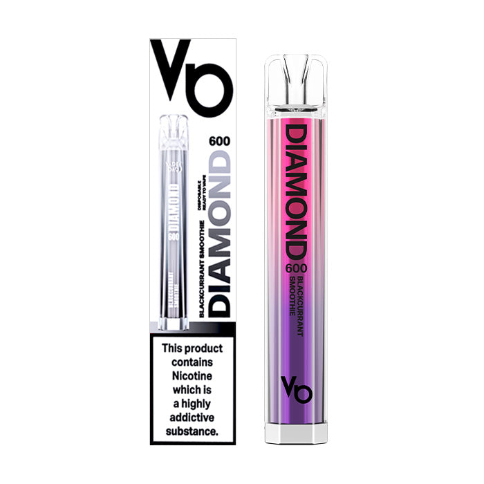 Vapes Bars Diamond Bar 600 Disposable Blackcurrant Smoothie