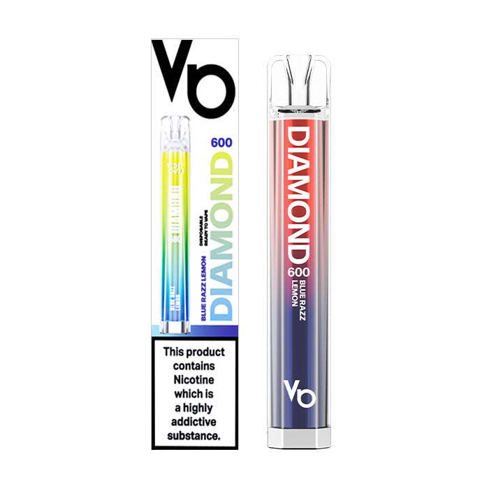 Vapes Bars Diamond Bar 600 Disposable Blue Razz Lemon