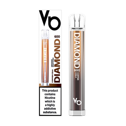 Vapes Bars Diamond Bar 600 Disposable Copper Cola