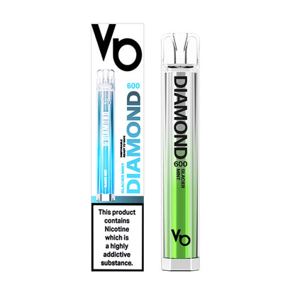 Vapes Bars Diamond Bar 600 Disposable Glacier Mint