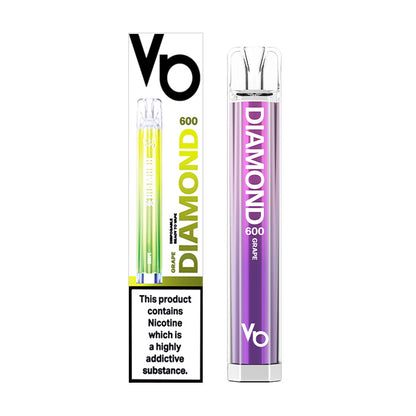 Vapes Bars Diamond Bar 600 Disposable Grape