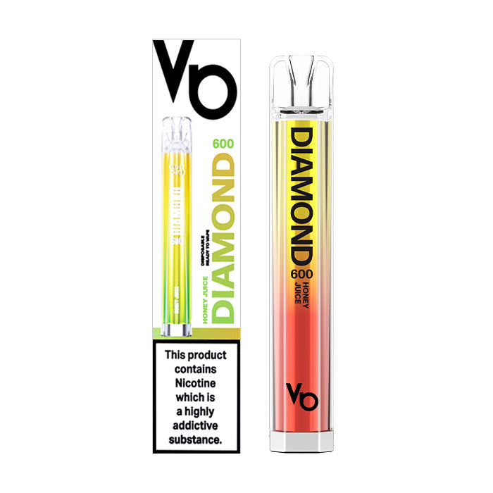 Vapes Bars Diamond Bar 600 Disposable Honey Juice