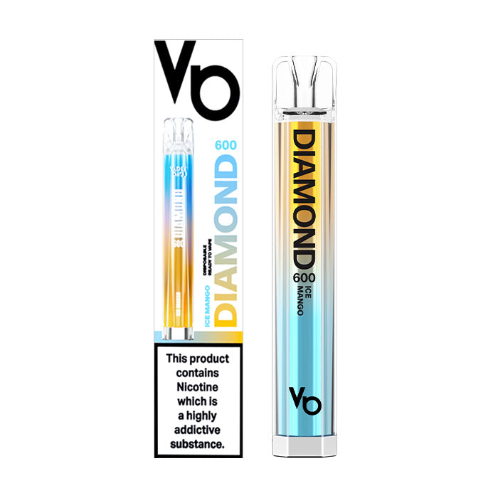 Vapes Bars Diamond Bar 600 Disposable Mango Ice