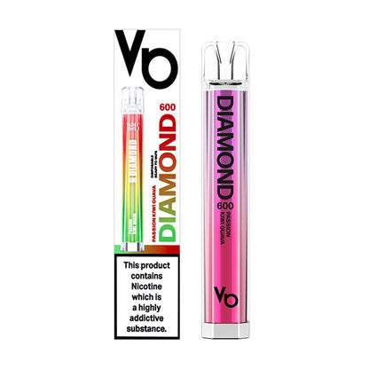 Vapes Bars Diamond Bar 600 Disposable Passion Kiwi Guava