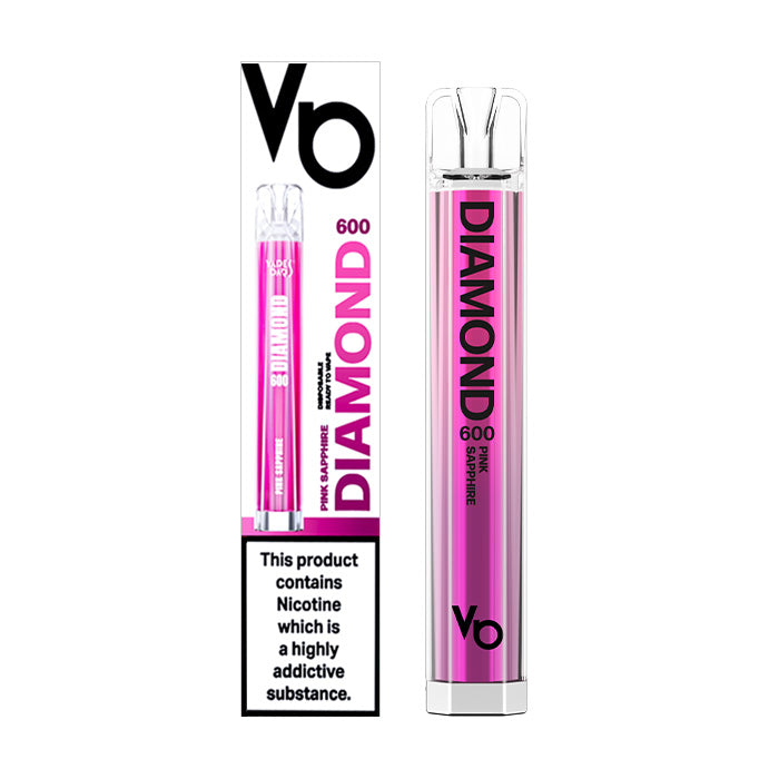 Vapes Bars Diamond Bar 600 Disposable Pink Sapphire