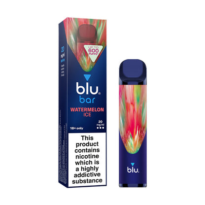 Watermelon Ice Blu Bar Disposable and Box