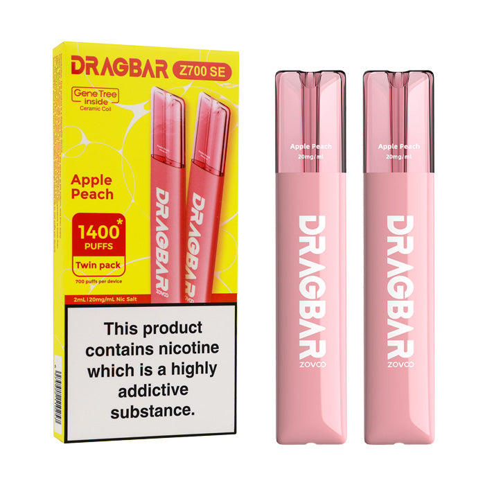 Zovoo Dragbar Z700 SE Disposable Apple Peach