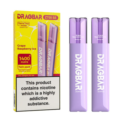 Zovoo Dragbar Z700 SE Disposable Grape Raspberry Ice