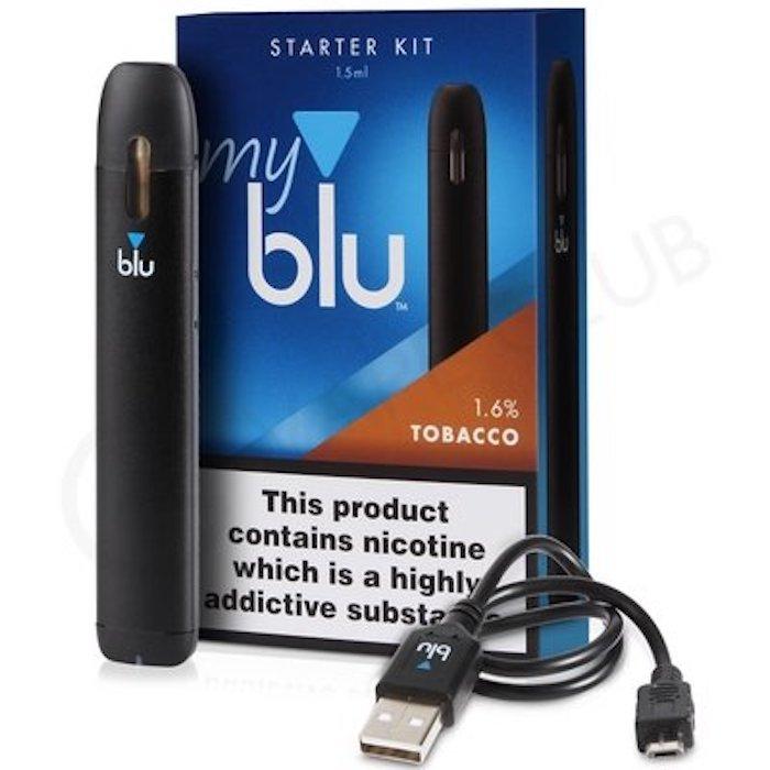 Myblu Starter Kit - Tobacco - Packaging and content