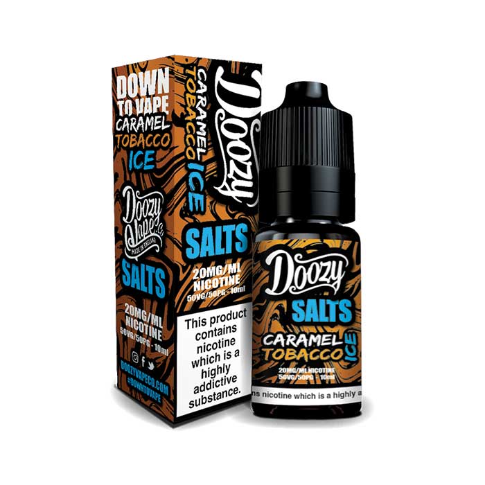 Doozy Salt - Caramel Tobacco Ice 10ml Nic Salt E-Liquid