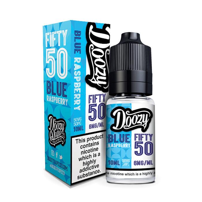 Doozy Vape Blue Rasberry Fifty 50 10ml E-Liquid