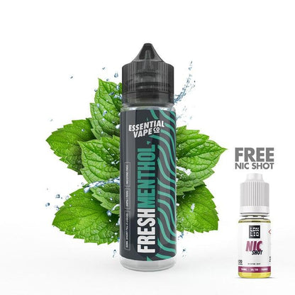 Essential Vape Co Fresh Menthol 50ml Short Fill E-Liquid