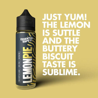 Essential Vape Co Lemon Pie 50ml Short Fill E-Liquid - Review