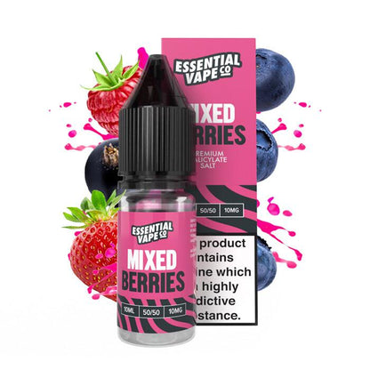 Essential Vape Co Mixed Berries - 10ml Nicotine Salt E-Liquid