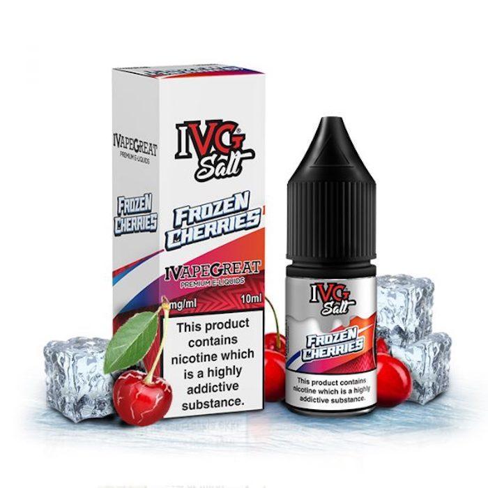 IVG E Liquid Crushed Range Nic Salts Frozen Cherries