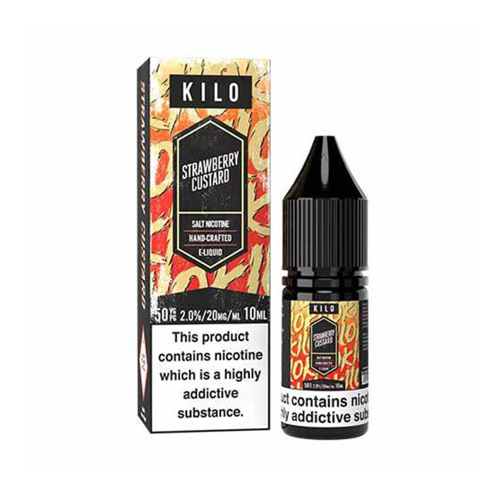 Kilo E Liquid Salts Strawberry Custard