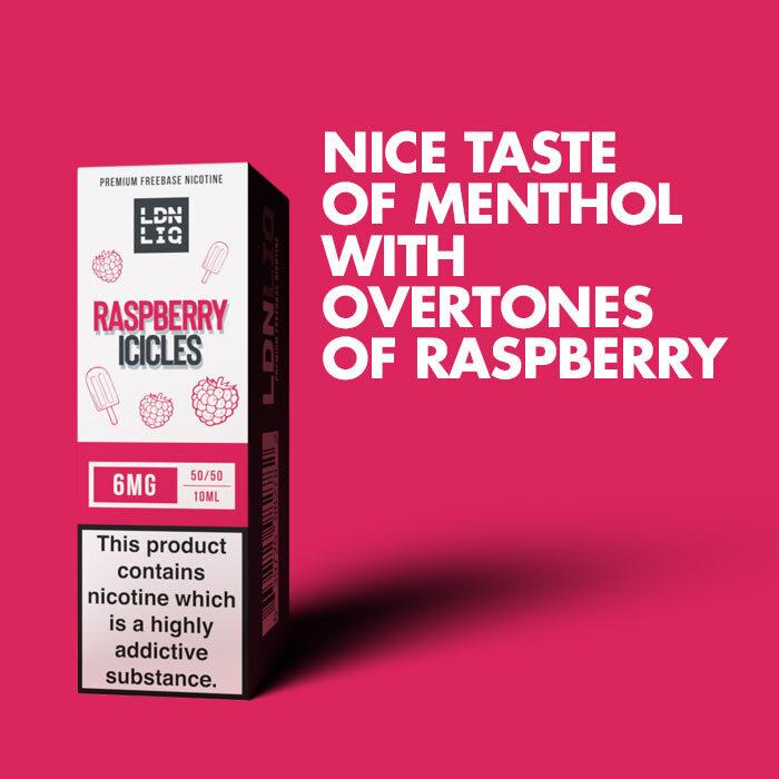 LDN LIQ Raspberry Icicles - 10ml E-Liquid - Review