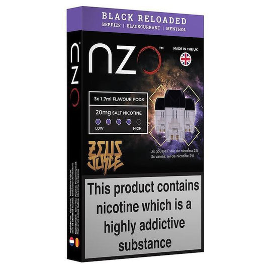 NZO Zeus Black Reloaded Pods
