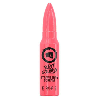 Riot Squad - Strawberry sCReam 50ml Short Fill E-Liquid