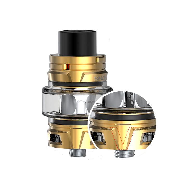 Smok - TFV8 Baby V2 Mesh Tank - Gold Close Up