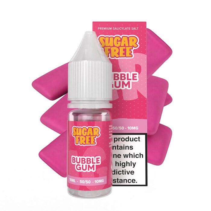 Sugar Free Bubblegum 10ml Nicotine Salt E Liquid UK ECIG STORE