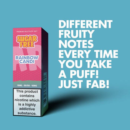 Sugar Free Rainbow Candi - 10ml Nicotine Salt E-Liquid - Review