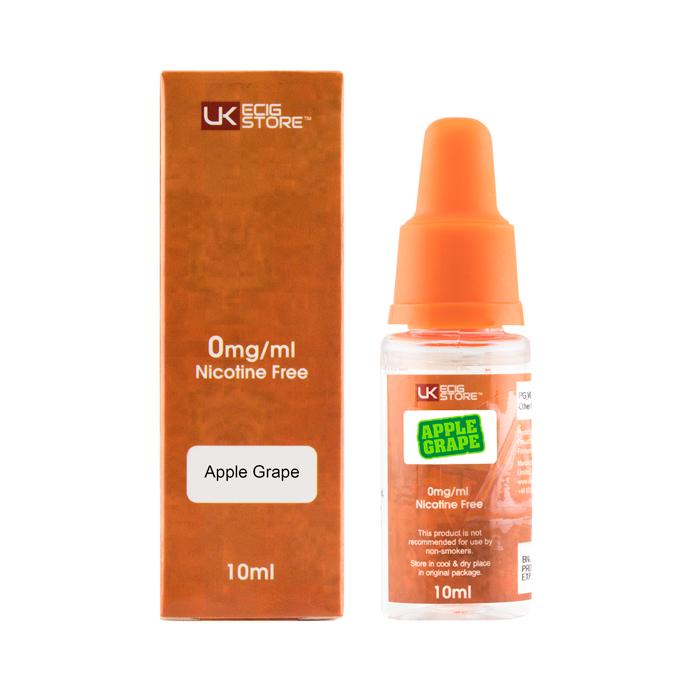 UK Ecig Store TPD Apple Grape E-Liquid - box and bottle
