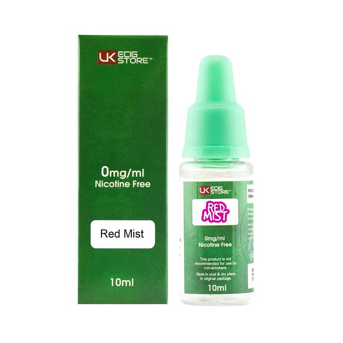 UK Ecig Store TPD Red Mist E-Liquid - Bottle and Box