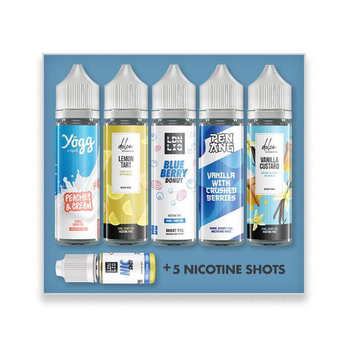 The Dessert E-Liquid Juice Pack - 250ml Bundle