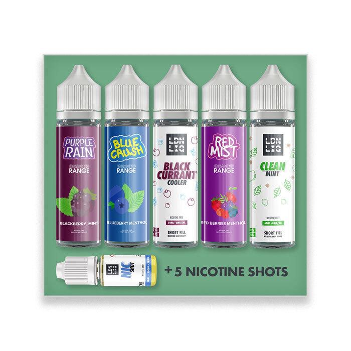 The Menthol E-Liquid Juice Pack - 250ml Bundle