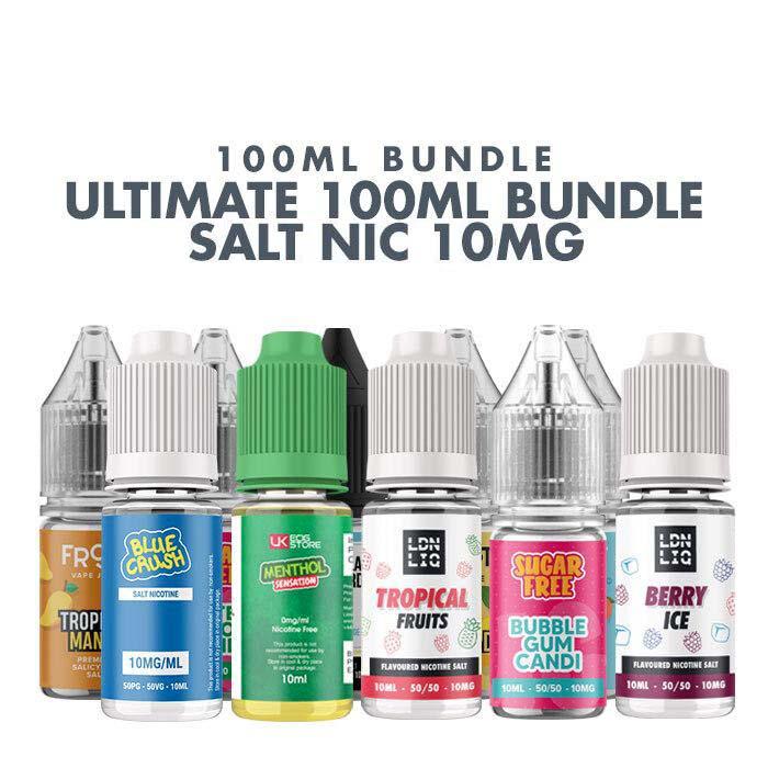 Ultimate 100ml E-liquid Bundle - 10mg