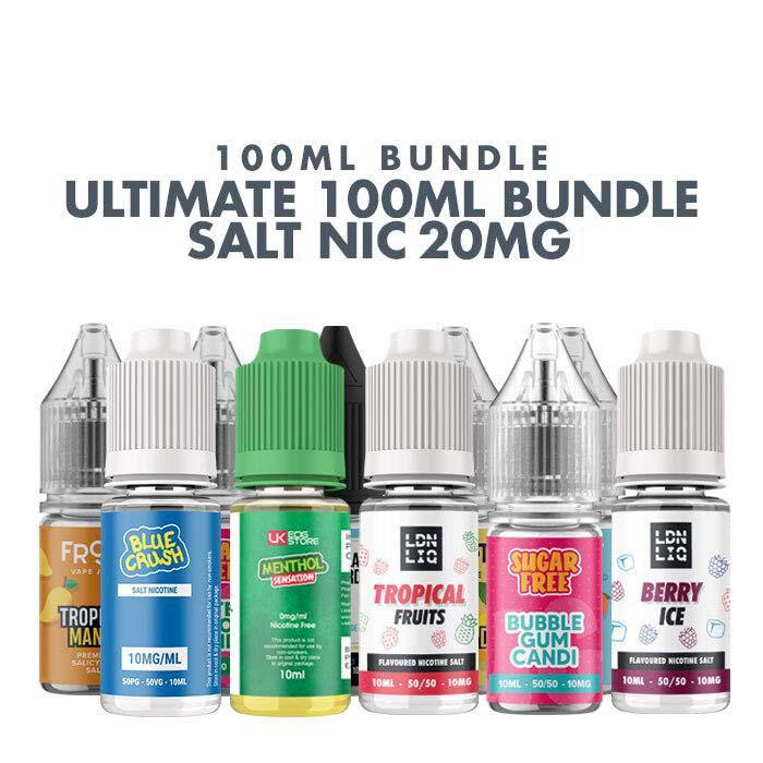 Ultimate 100ml E-liquid Bundle - 20mg